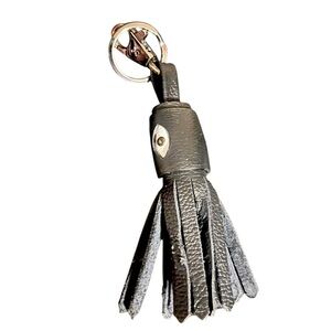 3/$20 💜 SQUID 🦑 Leather Key Chain Purse Fob Charm